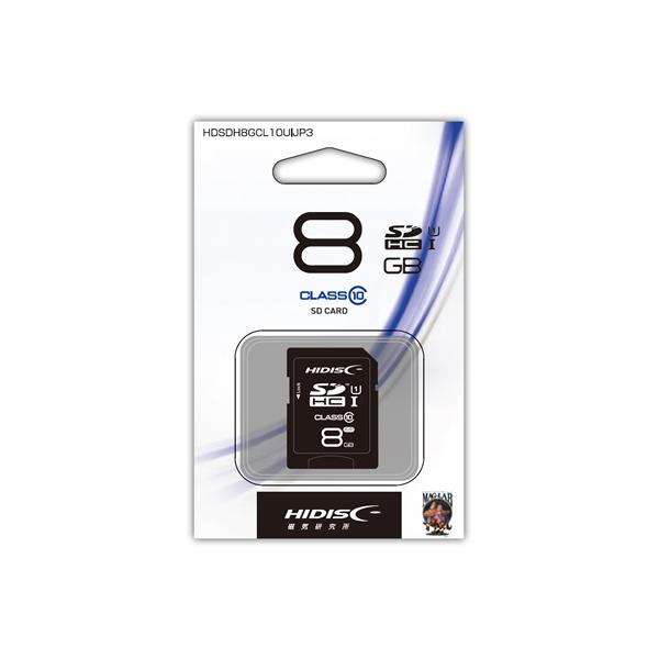 HIDISC SDHCJ[hUHS-1CLASS10 8GB HDSDH8GCL10UIJP3 rc rcgb[J[h [J[h L^fBA Ɠd
