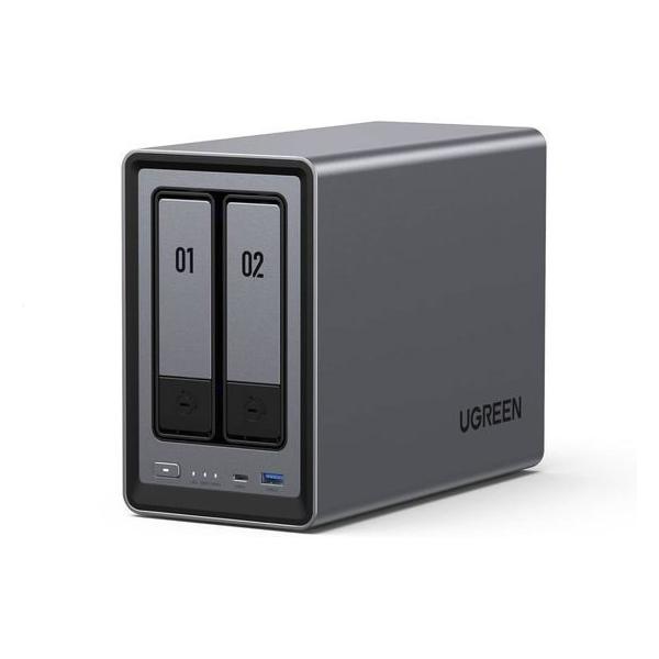 UGREEN NASストレージ NASync SATA2ベイ 80TB対応 RAID1 DXP2800