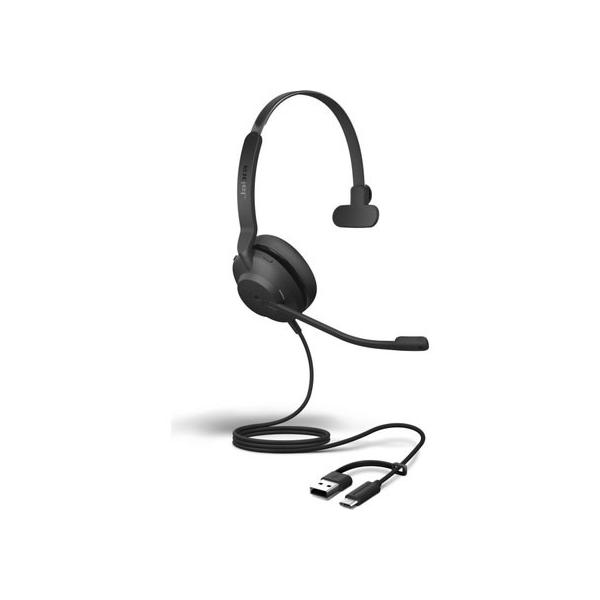 【お取り寄せ】GNオーディオ Jabra Evolve2 30SE USBヘッドセット MS モノ USB-C／A 23189-899-779