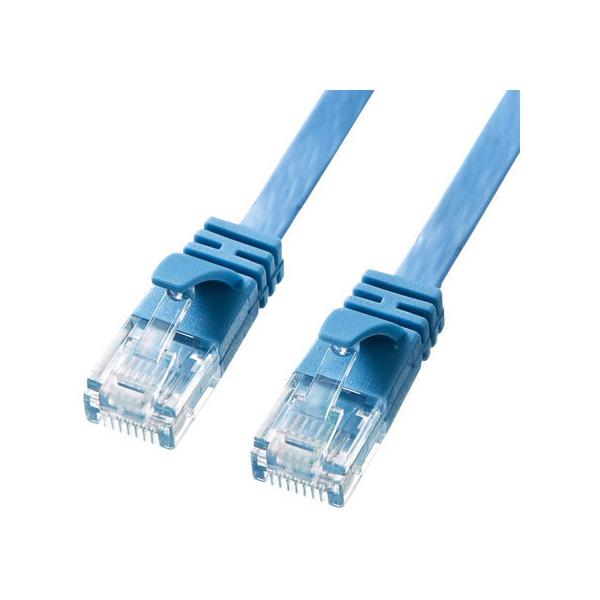 �y�����񂹁z�T�����T�v���C �J�e�S��6A �t���b�gLAN�P�[�u�� 5m �u���[ KB-FL6A-05BL �k�`�m�P�[�u���J�e�S���[�U �k�`�m�P�[�u�� �P�[�u��