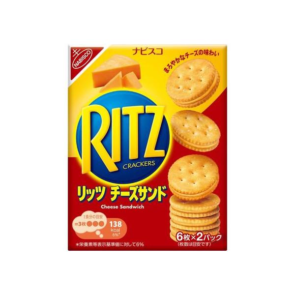 【商品説明】香ばしい風味、サクサクの食感のクラッカーと、チーズクリームの絶妙なコンビネーション。【仕様】●内容量：１０６ｇ（枚数目安：６枚×２パック）　●エネルギー量：１３８ｋｃａｌ／３枚当たり　●注文単位：１箱　<ジェットプライス>