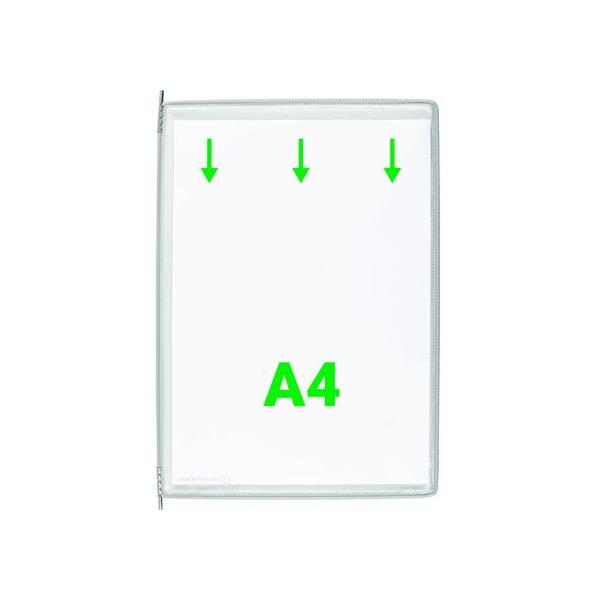 y񂹁ztarifold ft@CX^hp|Pbg A4×10 O[ 114000