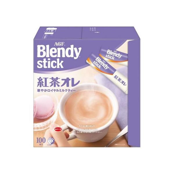 他サイト： AGF ブレンディ スティック 紅茶オレ 100本 粉末 スティック 紅茶 ココア 飲料の商品画像