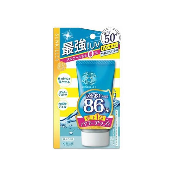 【仕様】アルコール（※１）配合０％！肌にやさしいつけ心地の水感ＵＶジェル　３種の天然由来（※２）（うるおい成分）配合。　３種のヒアルロン酸（※３）（うるおい成分）配合。アレルギーテスト実施済み（※４）　いつもの洗浄料で落とせます。日やけ止め...