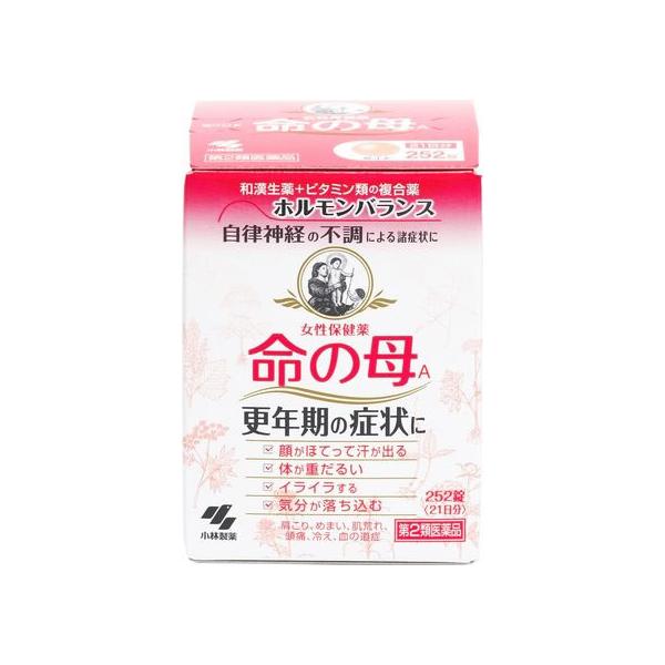 【第2類医薬品】薬)小林製薬 命の母A 252錠 錠剤 更年期 貧血 医薬品