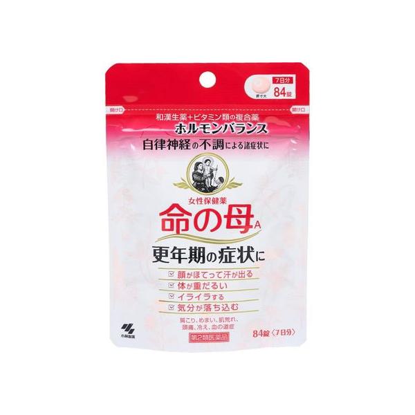 【第2類医薬品】薬)小林製薬 命の母A 84錠 錠剤 更年期 貧血 医薬品
