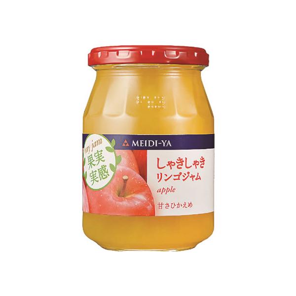 他サイト： 明治屋 果実実感 しゃきしゃきリンゴジャム 340gの商品画像