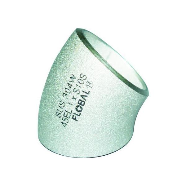 �y�����񂹁z�t���[�o�� 45°�G���{(�����O)S10S 09100021 B-45EL-10S-15A �p�� �p�C�v ���� �󒲔z�Ǘp�H�� ��Ɨp�i �H��