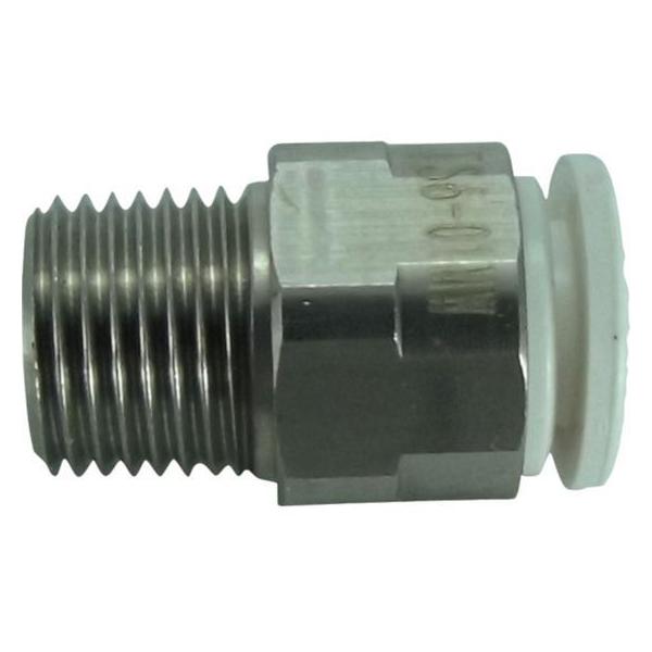 �y�����񂹁z�`���_ �t�@�C�uSUS���C���R�l�N�^ �� 6mm�ER1�^8 FS6-01MW �ėp�ǌp�� �R���v���b�T�[ �󈳋@�� �z�[�X ���Y���H�p�i ��Ɨp�i �H��