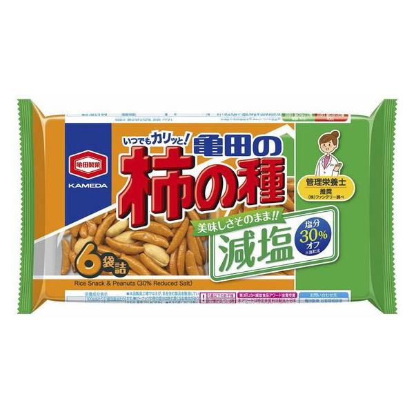 亀田製菓/亀田の柿の種 減塩 6袋