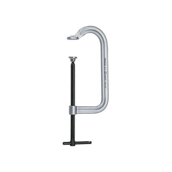 �y�����񂹁zTRUSCO �V���R����(�����O�^�C�v)���J100mm�A�S�[��50mm TC-100L �V���R���� �N�����v �o�C�X �n���h�v���X ��Ɨp�i �H��