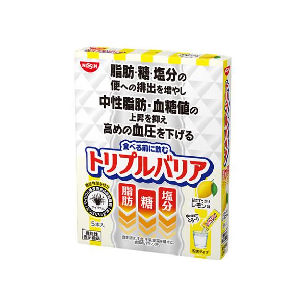 トリプルバリア 日清食品 甘さすっきりレモン味 5本入 : JetPrice