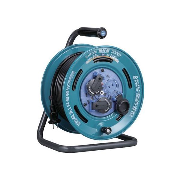 新品★ハタヤ　電工ドラム　30m GE-30K ハタヤ ハタヤ 屋外用レインボーリール GE-30 単相100V 30m 防雨