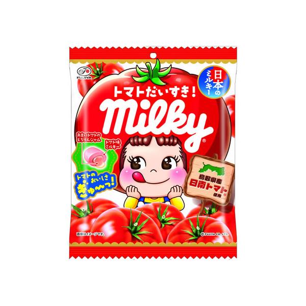 不二家 トマトだいすき!ミルキー袋 キャンディ 飴 グミ タブレット お