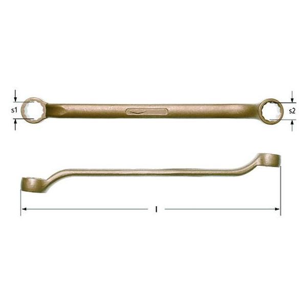 �y�����񂹁zAmpco�X�C�X �h���_�u���{�b�N�X�G���h�����`19×21mm AC1921B �����` �X�p�i �h�� �≏�H�� ��Ɨp�i �H��