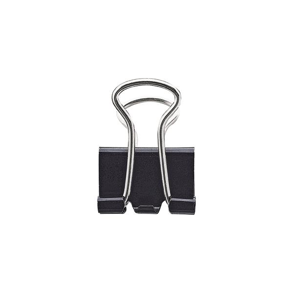 【仕様】●色：黒●口幅：１３ｍｍ●綴じ枚数：約３０枚●材質：スチール●注文単位：１小箱（２０個）　<ジェットプライス>