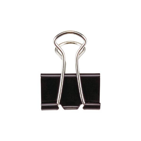 【仕様】●色：黒●口幅：２５ｍｍ●綴じ枚数：約１００枚●材質：スチール●注文単位：１小箱（１０個）　<ジェットプライス>