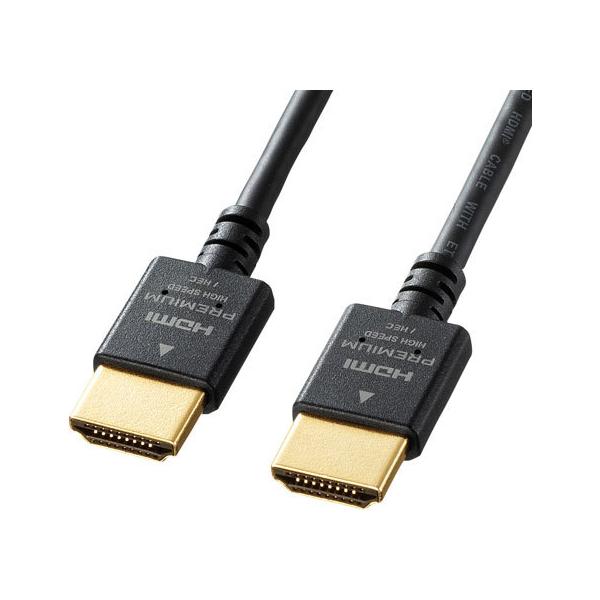 �y�����񂹁z�T�����T�v���C �v���~�A��HDMI�P�[�u��(�X�����^�C�v�E1m) KM-HD20-PS10 �v���~�A�� �n�C�X�s�[�h �g�c�l�h�P�[�u�� �P�[�u�� �d���^�b�v