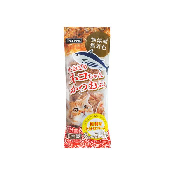 ペットプロ 小おどりネコちゃん かつおぶし おやつ ドッグフード