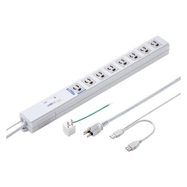 �y�����񂹁z�T�����T�v���C USB�A���^�b�v 3P�E8���E2m TAP-RE4UN �R�[�h�t���d���^�b�v�R�s�� �d���^�b�v �n�`�^�b�v �z���p�[�c �Ɠd