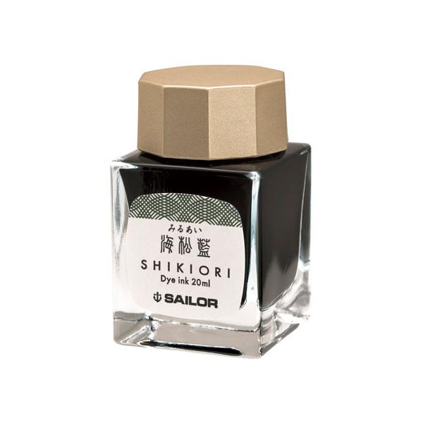 セーラー 万年筆用ボトルインク20ml 四季織 海松藍(みるあい) インク