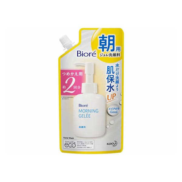 KAO ビオレ 朝用ジュレ洗顔料 つめかえ用 160mL クレンジング 洗顔料 フェイスケア スキンケア