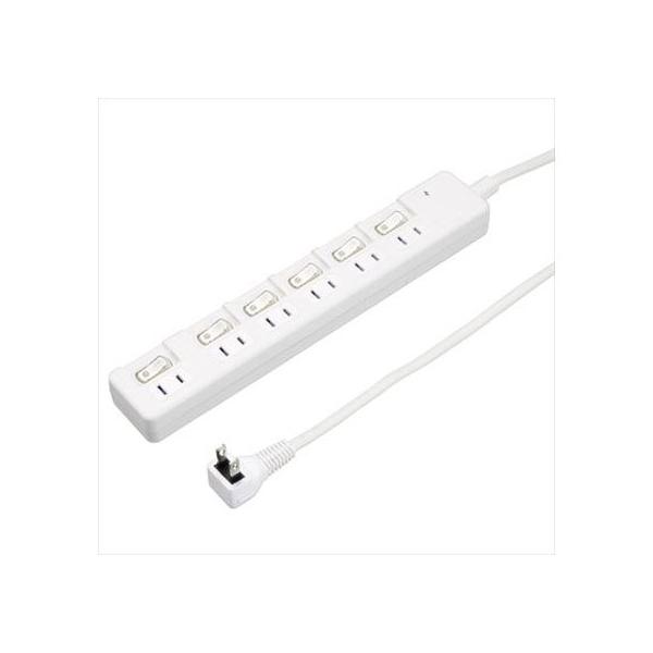 �y�����񂹁z���U�� �ߓd�^�b�v ���K�[�h�t 6�� 2m �z���C�g H8KS662WH �R�[�h�t���d���^�b�v�Q�s�� �d���^�b�v �n�`�^�b�v �z���p�[�c �Ɠd