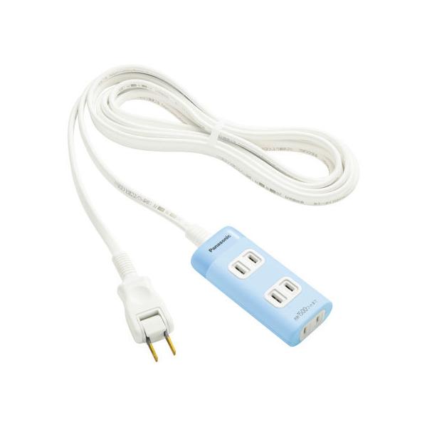 �y�����񂹁z�p�i�\�j�b�N �U�E�^�b�vQ 3�� 4m �u���[ WHA2443LP �R�[�h�t���d���^�b�v�Q�s�� �d���^�b�v �n�`�^�b�v �z���p�[�c �Ɠd