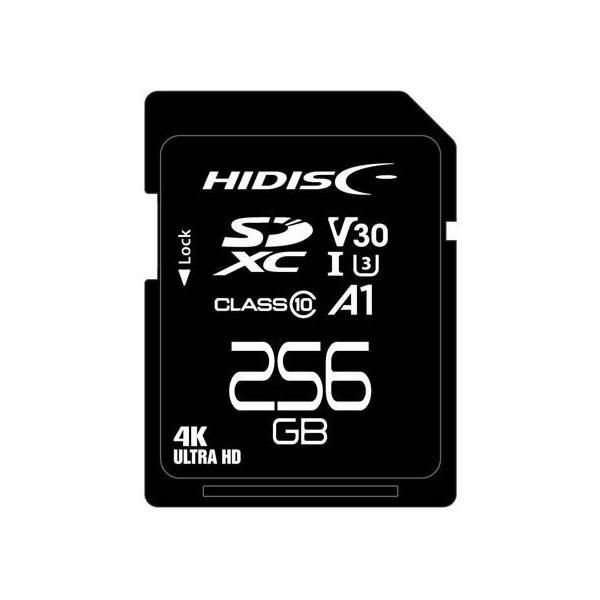 y񂹁zHIDISC SDXCJ[h 256GB Class3 HDSDX256GCL10V3