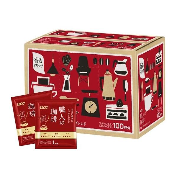 他サイト： UCC 職人の珈琲ワンドリップ あまい香りのリッチブレンド100P ＵＣＣ ドリップコーヒー コーヒー 飲料の商品画像