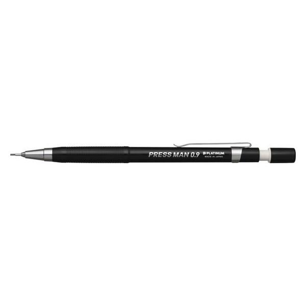 プラチナ プレスマン 0.9mm ブラック MPS-300#1 シャーペン本体 シャープペンシル
