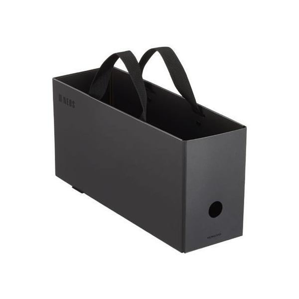 他サイト： コクヨ すっきり収納できるキャリーボックス [NEOS] ハーフ ブラックの商品画像