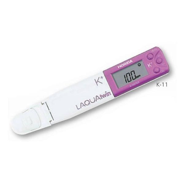 �y�����񂹁zHORIBA �R���p�N�g�J���E���C�I�����[�^�[ LAQUAtwin�E�h���^ K+ K-11 ���g�v ���d���v ���� �y�� �v���� �v�ʊ�