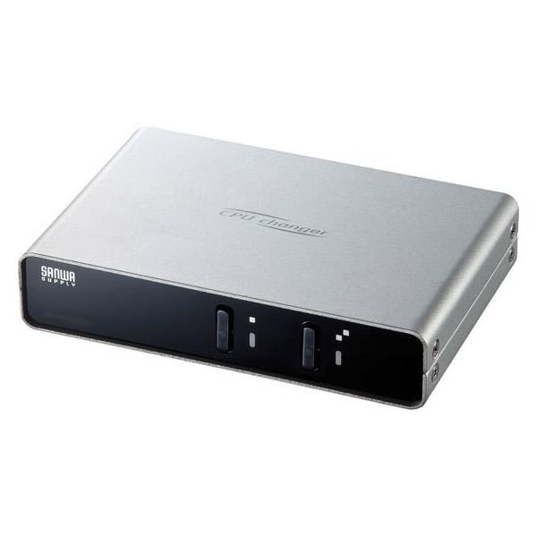 (送料無料) サンワサプライ SW-KVM2LPN2 パソコン自動切替器(2:1)