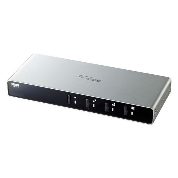 【お取り寄せ】サンワサプライ パソコン自動切替器(4:1) SW-KVM4LUN2