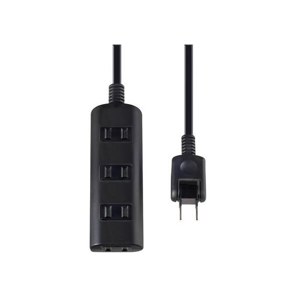 �y�����񂹁z�����d�� ���t�^�b�v 4P 5m WBTN4050B(BK) �R�[�h�t���d���^�b�v�Q�s�� �d���^�b�v �n�`�^�b�v �z���p�[�c �Ɠd