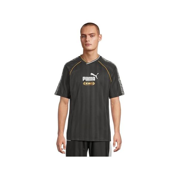 (取寄) プーマ メンズ キング リラックスド-フィット サッカー ジャージ PUMA men King Relaxed Soccer Jersey Puma Black PUMA（プーマ） (取寄) メンズ キング リラックスド-フィット サッカー