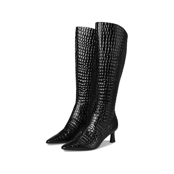 (取寄) ナチュラライザー レディース エクストラ ワイド カーフ ブーツ Naturalizer women Deesha- Extra Wide Calf Boot Black Leather 1 Naturalizer（ナチュラライザー） P最大17倍1/1限定 (取寄) レディース