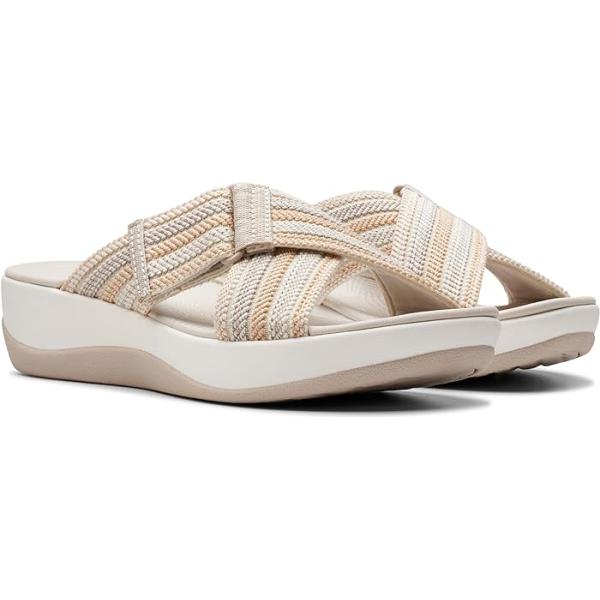 (取寄) クラークス レディース アーラ ウェーブ Clarks women Clarks Arla Wave Beige Combi Clarks（クラークス） (取寄) サンダル レディース アーラ ウェーブ