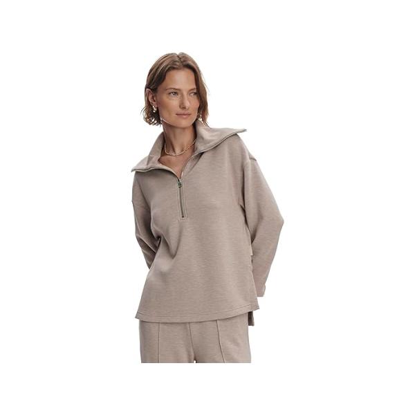 (取寄) バーリー レディース ラーソン 1/2 ジップ スウェット Varley women Larson 1/2 Zip Sweat Ivory Marl P最大17倍1/1限定 (取寄) バーリー レディース ラーソン 1/2 ジップ