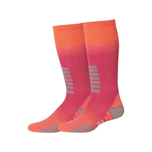 (取寄) ユーロソックス レディース エコ スキー 2-パック Eurosock women Eurosock Eco Ski 2-Pack White/Pink 取寄) ユーロソックス レディース スキー シュプリーム 2-パック