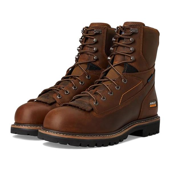 (取寄) アリアット メンズ ロングビュー ショック シールド 8 ウォータープルーフ コンポジット トゥ ワーク ブーツ Ariat men Longview Shock Shield 8