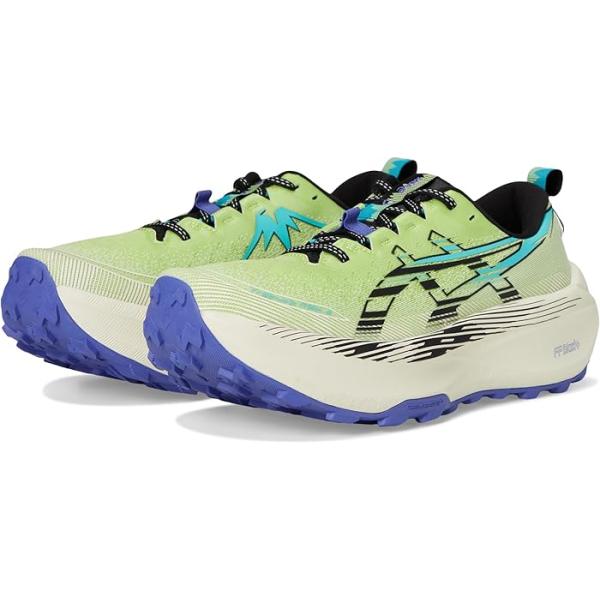 P最大21倍10/24-26限定 (取寄) アシックス メンズ トラブーコ マックス 4 ASICS men Trabuco Max 4 Lime Green/Black