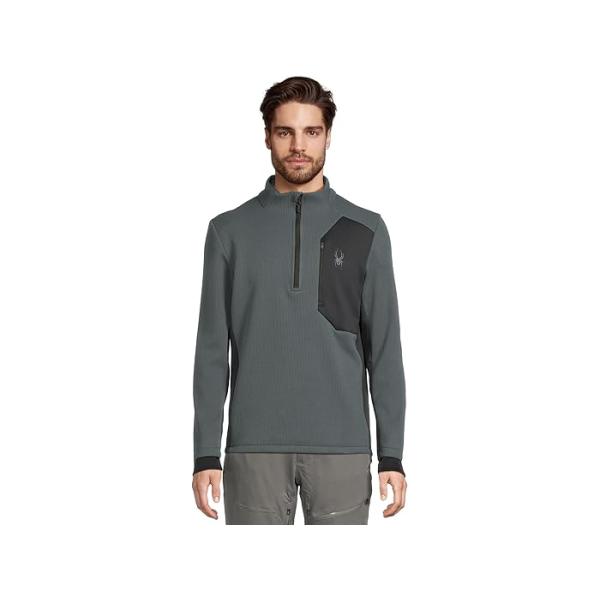 (取寄) スパイダー メンズ バンディット 1/2 ジップ Spyder men Bandit 1/2 Zip Slate Blue スパイダー (取寄) メンズ バンディット 1/2 ジップ Spyder men Bandit