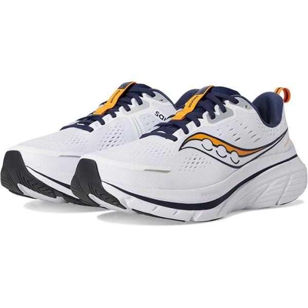 P最大21倍10/24-26限定 (取寄) サッカニー メンズ ガイド 18 Saucony men Guide 18 White/Navy