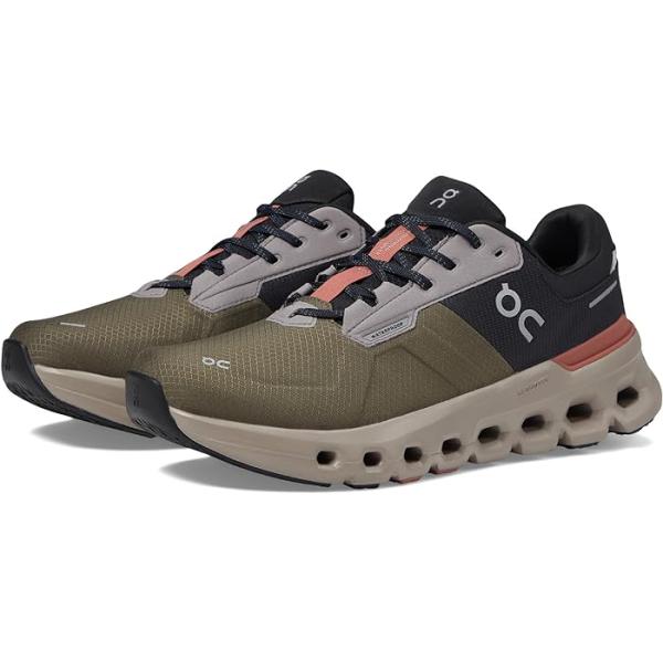 P最大12倍10/2-3限定 (取寄) オン レディース クラウドランナー 2 ウォータープルーフ On women Cloudrunner 2 Waterproof Olive/Mahogany