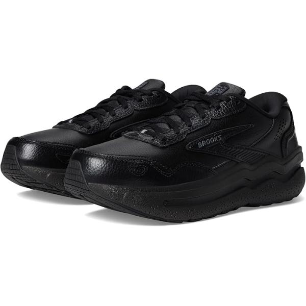 P最大12倍10/2-3限定 (取寄) ブルックス レディース ゴースト マックス レザー Brooks women Ghost Max Leather Black/Black