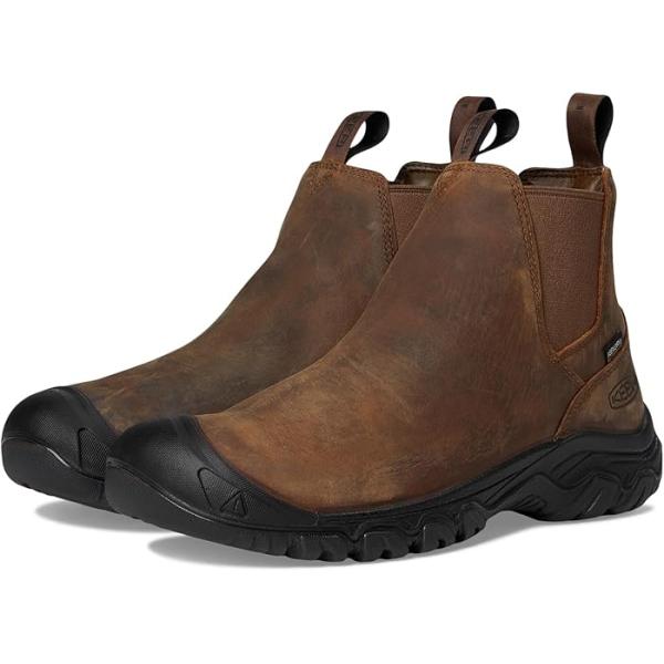 (取寄) キーン メンズ アンカレッジ 4 ウォータープルーフ プル-オン デュラブル インサレーテッド KEEN men Anchorage 4 Waterproof Pull-On Durable Insulated Dark Earth/Black KEEN（キーン） P最大17倍1/1限定 (取寄) メンズ アンカレッジ