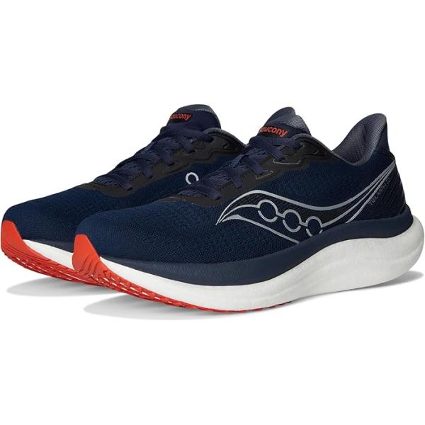 P最大21倍10/24-26限定 (取寄) サッカニー メンズ トライアンフ 23 Saucony men Triumph 23 Navy/Red