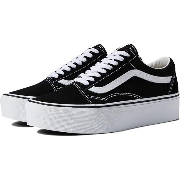 (取寄) バンズ オールド スクール スタックフォーム Vans Vans Old Skool Stackform Suede/Canvas Black/Black VANS (取寄) バンズ オールド スクール スタックフォーム Vans Old